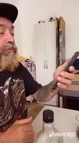 Não para beber cachaça