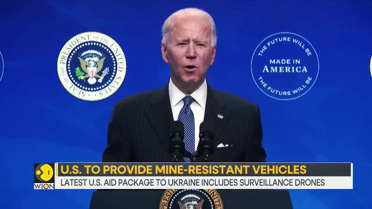 US: Provides mine-resistant vehicles to Ukraine, new aid to target Russian artillery