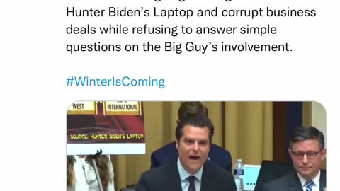Senior DOJ Offical accidentally confirms "ongoing investigation" into Hunter Biden's laptop