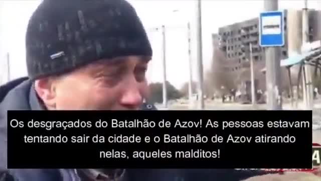 O EXÉRCITO UCRANIANO É BRUTAL COM SUA PRÓPRIA POPULAÇÃO