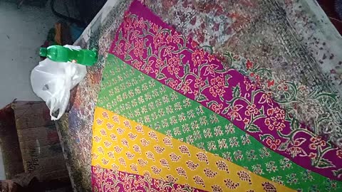 Multi colored Langha