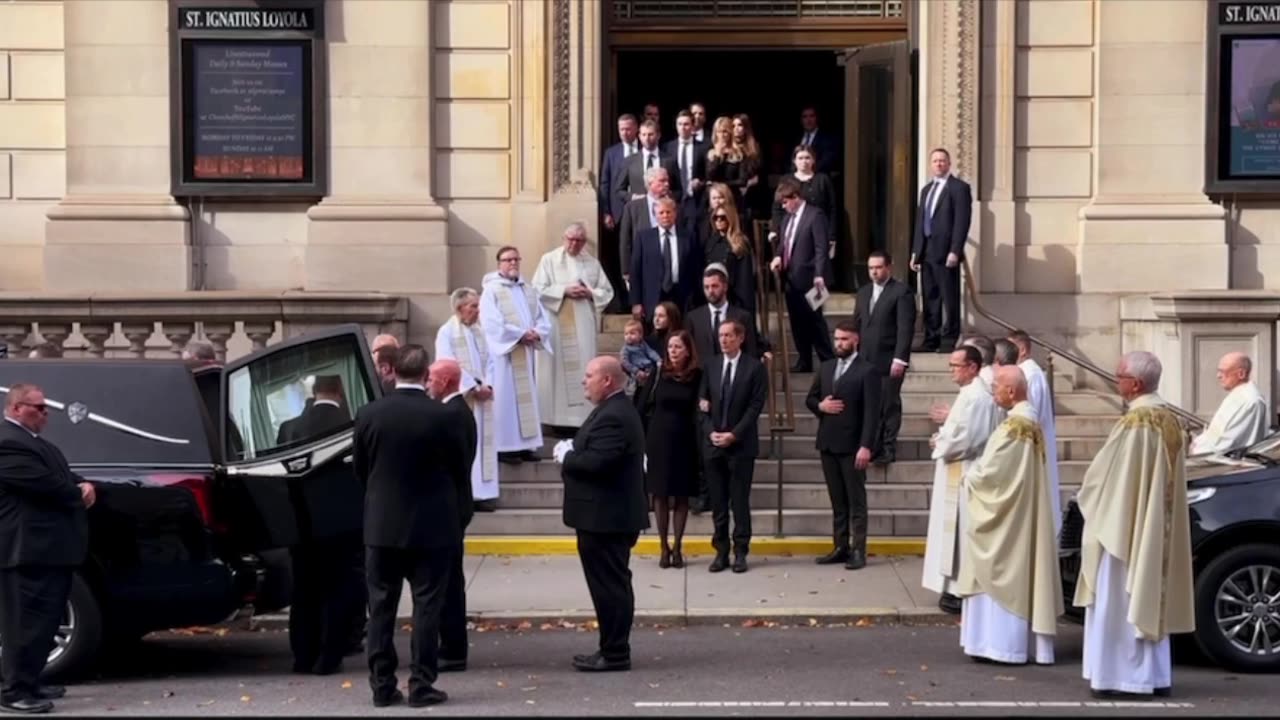 Donald Trump, Melania, other kin gather at NYC church for funeral of his sister