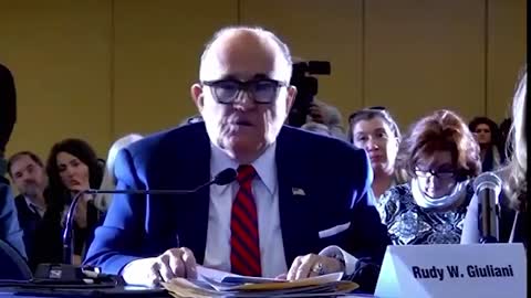 Q&A #1 with Giuliani and Jenna Ellis at Pennsylvania State Legislature on 2020 Election, 11/25/20