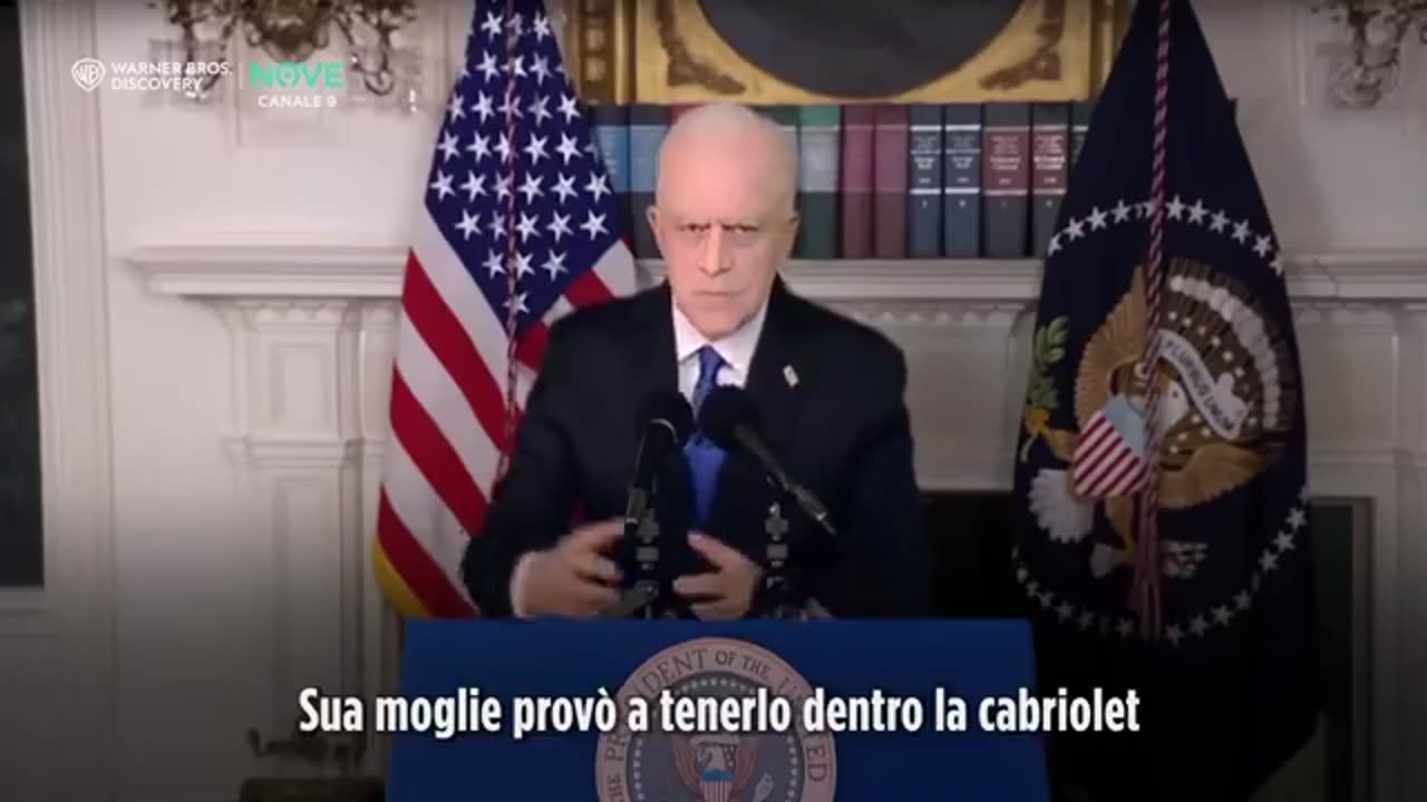 Italian TV just aired this skit mocking Joe Biden and his cognitive decline