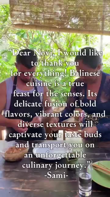 Making memories on your Solo Bali holiday-Private Balinese cooking classes🙏🏽😊