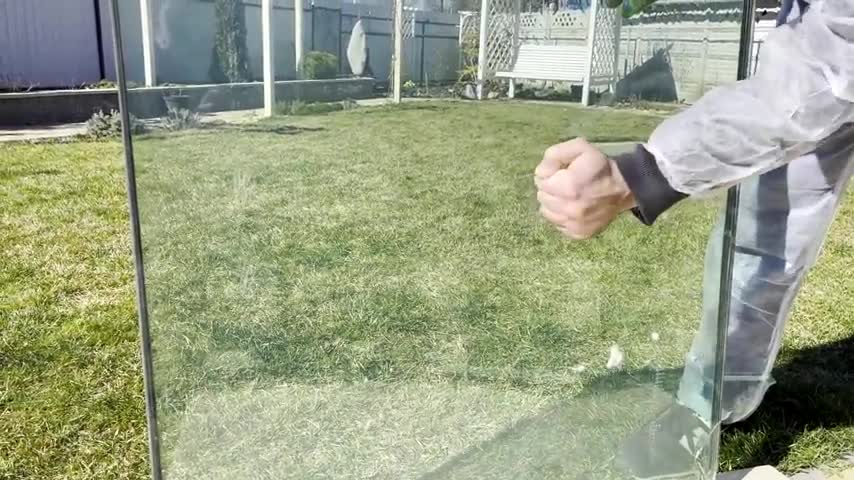 Experiment: LAVA vs BULLETPROOF GLASS1