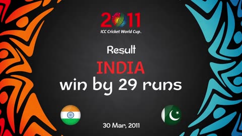 India beat Pakistan in final | 2011 Cricket World Cup