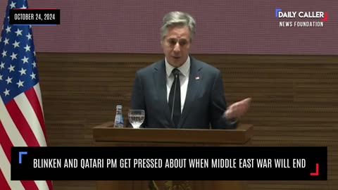 Blinken And Qatari PM Get Pressed About When Middle East War Will End