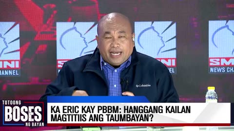 Ka Eric kay PBBM: Hanggang kailan magtitiis ang taumbayan?