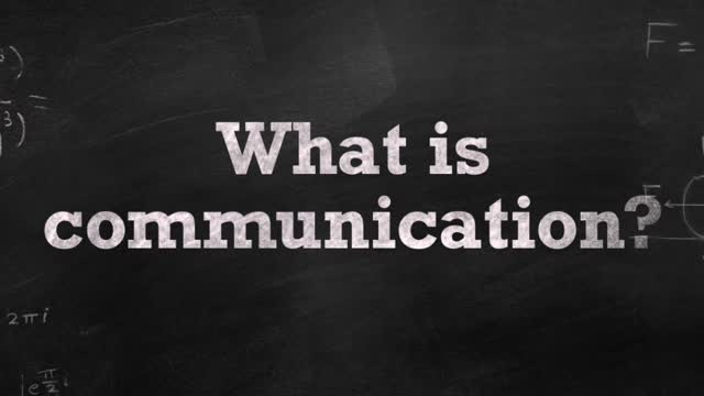 What is communication