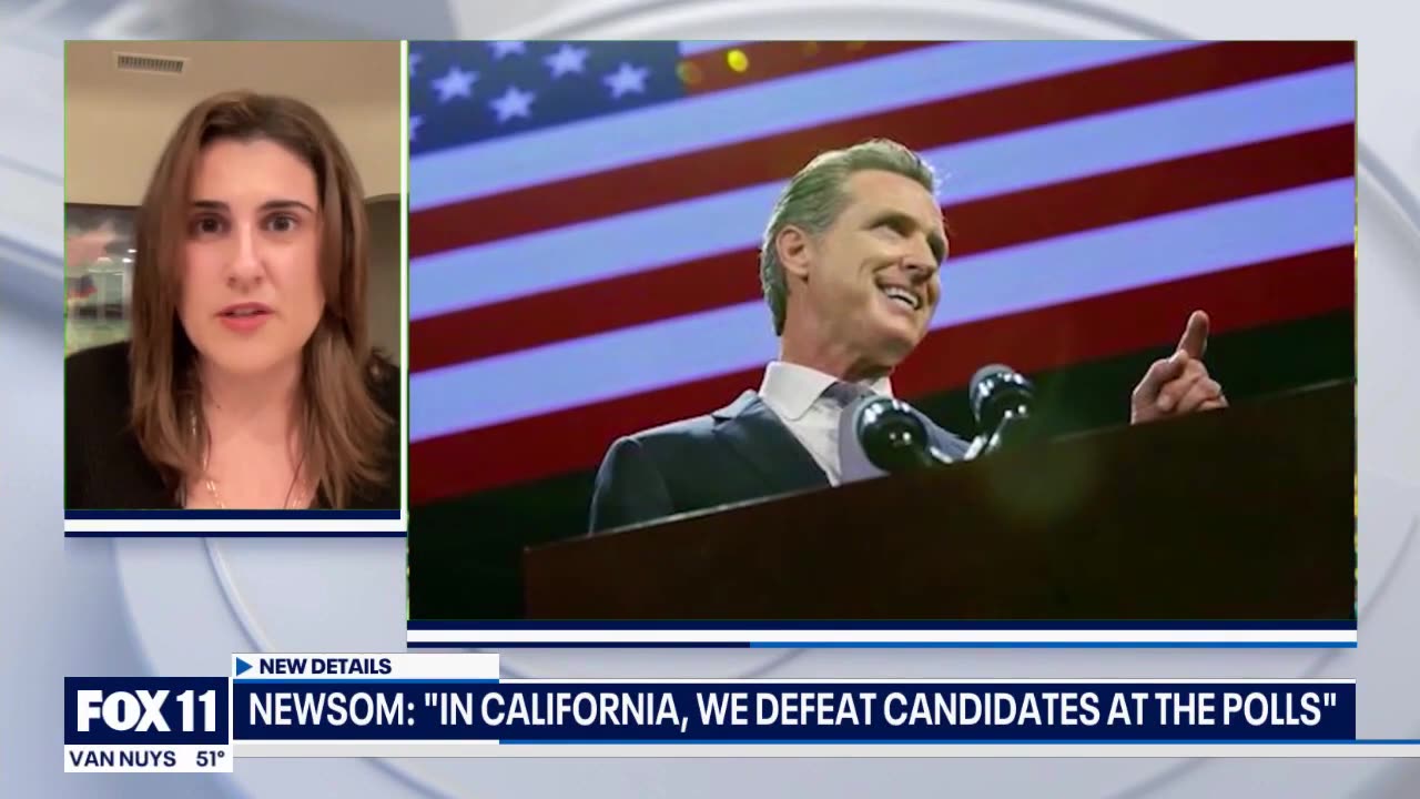 Newsom doesn't want California to try and remove Trump from 2024 presidential ballot