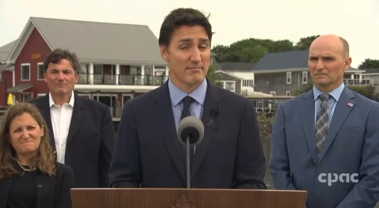 Trudeau: "Conservatives choosing a path of amplification of anger and misinformation..."