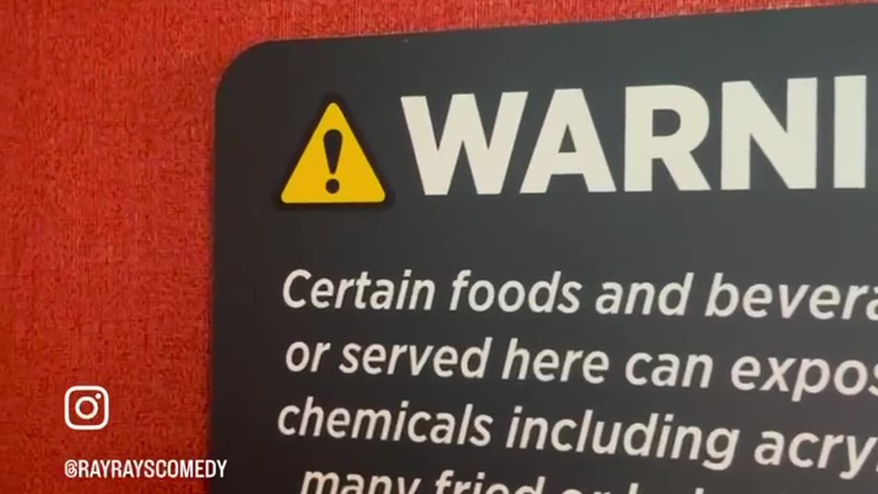 Now they are telling you their food is poison