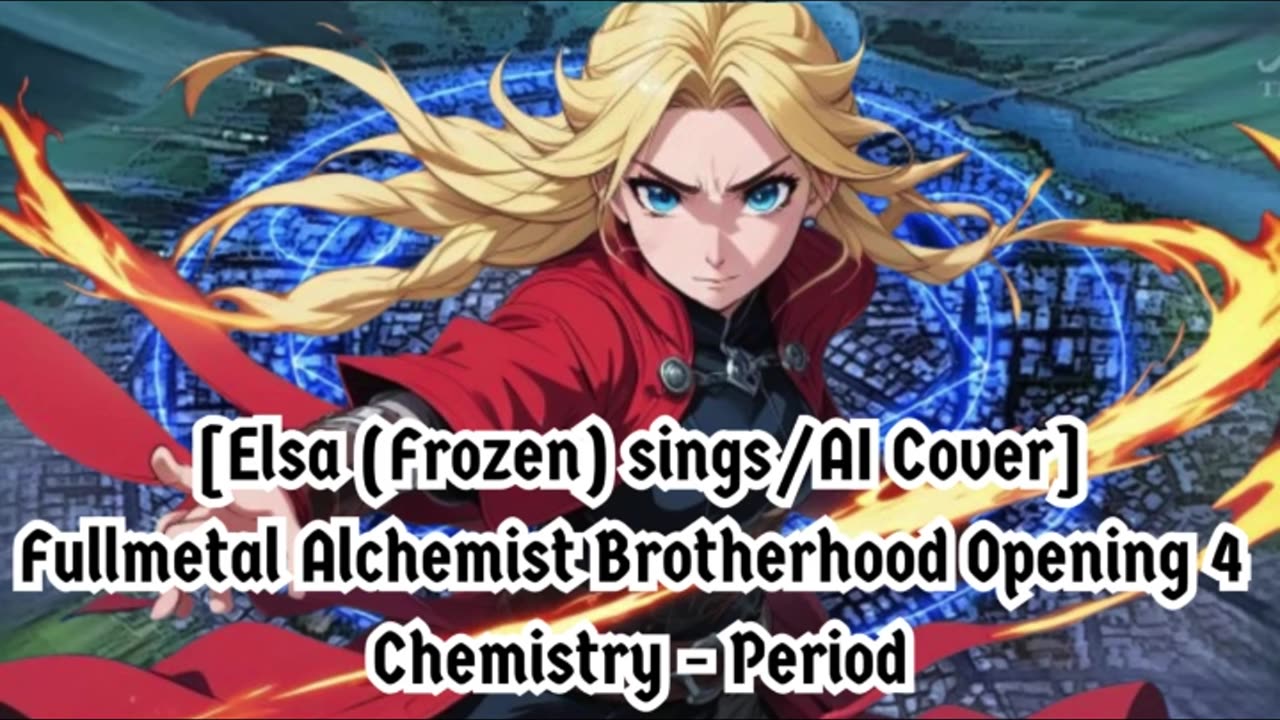 [Elsa (Frozen) sings/AI Cover] Fullmetal Alchemist Brotherhood Opening 4 CHEMISTRY - Period