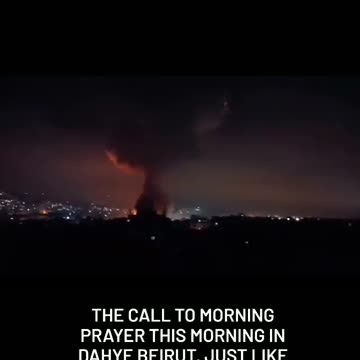 Adhan Amidst Bombs: A Powerful Reminder of Faith and Resilience in Beirut