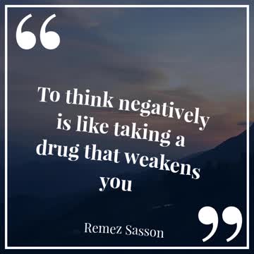 To Thinks Negatively