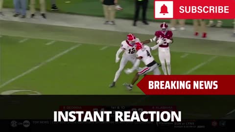 Reaction To Georgia vs Alabama