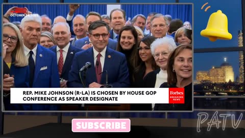 #PNews - Mike Johnson First Remarks as New House #GOP Speaker 🏛