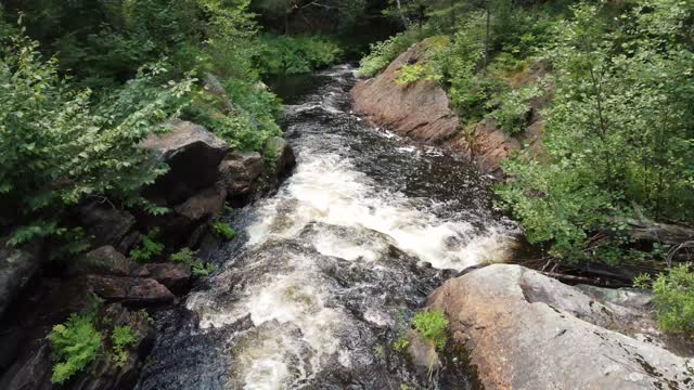 Camping in Canada - 4K Aerial Cinematic Drone Footage - Fishing - Canoeing - Waterfalls