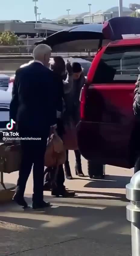 Joe Biden Catches the Presidential Uber