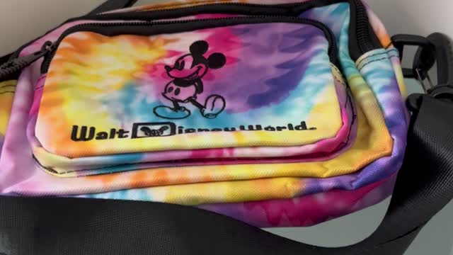 Walt Disney World Mickey Mouse Tie Dye Fanny Pack #shorts