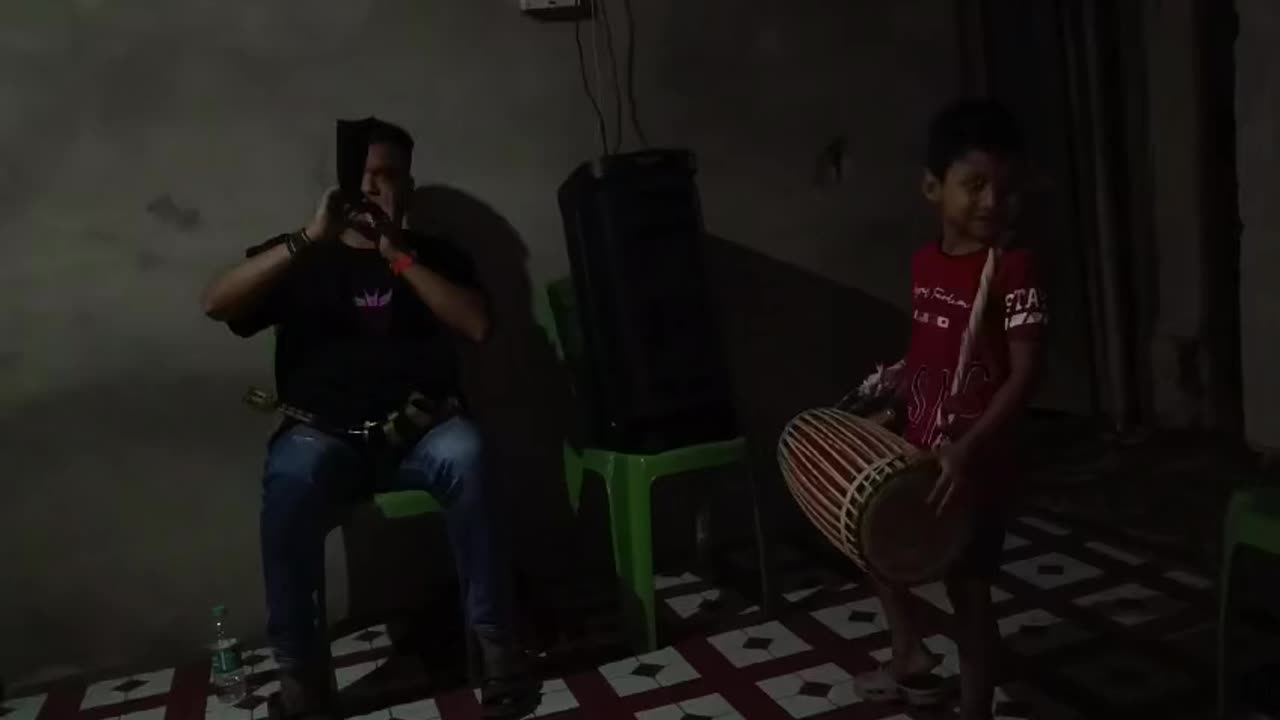 Bihu instrument pepa playing