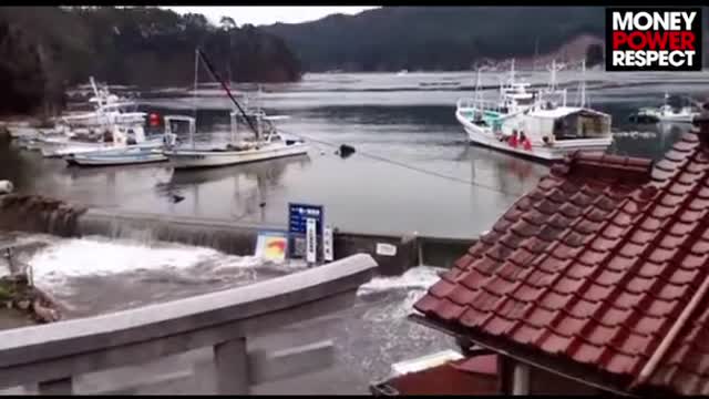 Unreleased Footage of powerful East Japan Earthquake that caused Tsunamii