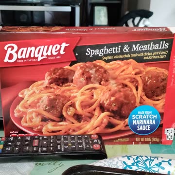 Eating Banquet Spaghetti & Meatballs, Dbn, MI, 8/2/23