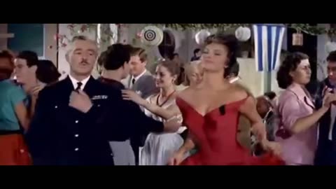 Scandal in Sorrento 1955 - Sophia Loren, Vittorio De Sica - mambo dance - movie clip