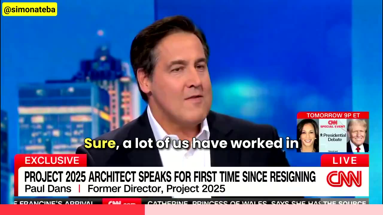 Former Director of Project 2025: "Trump has nothing to do with Project 2025."