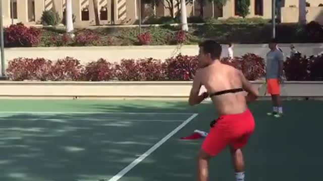 Dominic Thiem Training