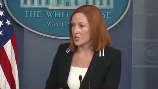 A reporter asks Psaki why Biden supports abortion