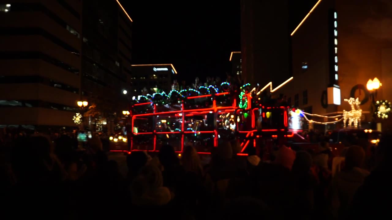 Petoskey Steel Drum Band, Lansing Silver Bells, Electric Light Parade - 2019