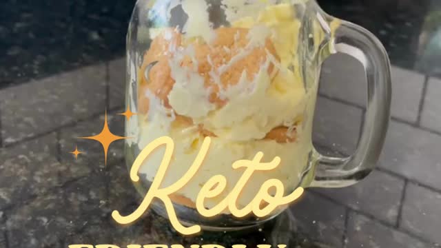 Banana Pudding With A Keto Friendly Twist