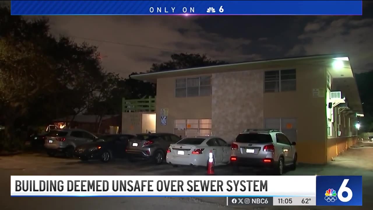 Hollywood complex residents ordered to vacate in less than 24 hours over unsafe sewer system