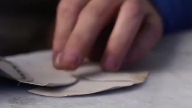 Making shoes by hand