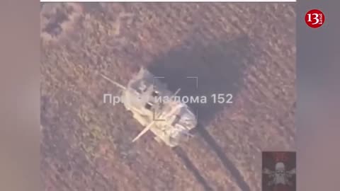 Drone strikes on rare Swedish-donated Ukrainian tank