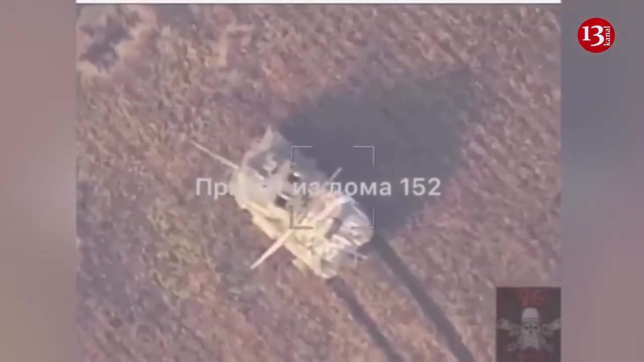 Drone strikes on rare Swedish-donated Ukrainian tank