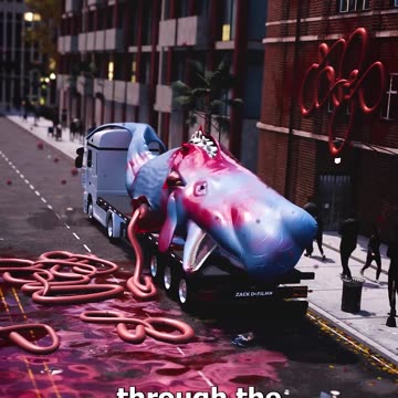 Exploding Whale On Truck 😱