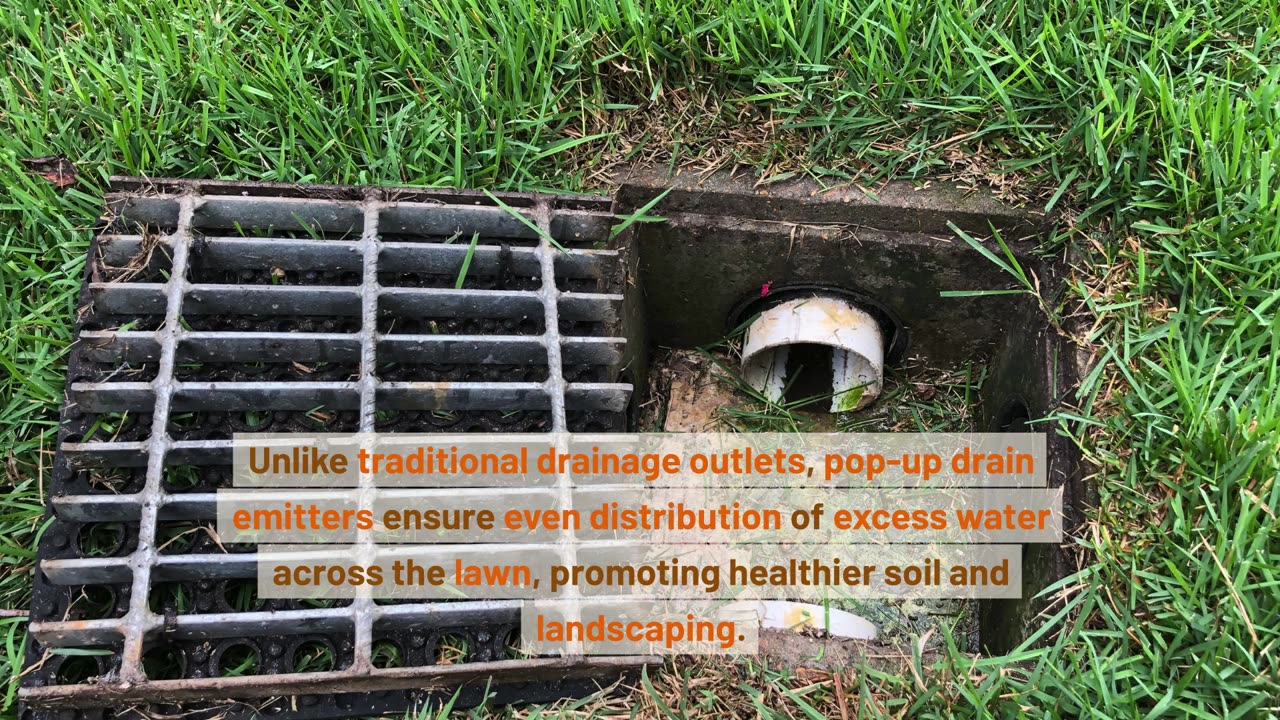 What are Pop up Drain Emitters? What Do They Do?