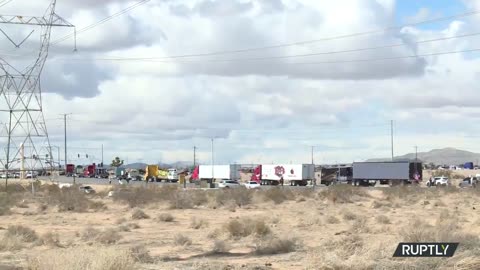 USA: 'People's Convoy' trucker caravan heads towards capital from California