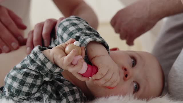 Dads Taking Care of Baby