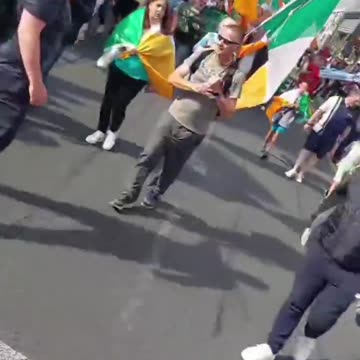 Thousands of Irish people have taken to the streets of Dublin today to protest