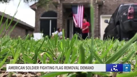 Ft. Hood soldier fights for right to fly flag