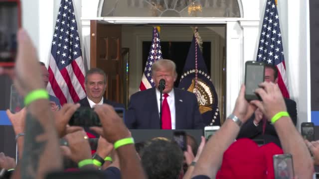 TRUMP MAKES REMARKS TO NYC POLICE BENEVOLENT ASSOC