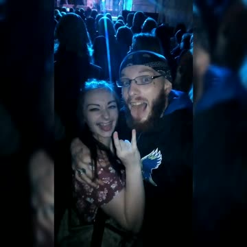 Rock concert crowd video