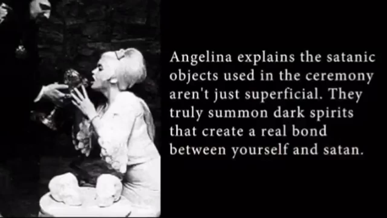 Angelina Jolie, Joining the illuminati ritual video