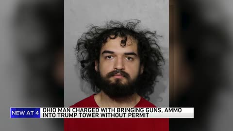 Ohio man, 21, charged after arms cache found inside rooms at Chicago's Trump Tower