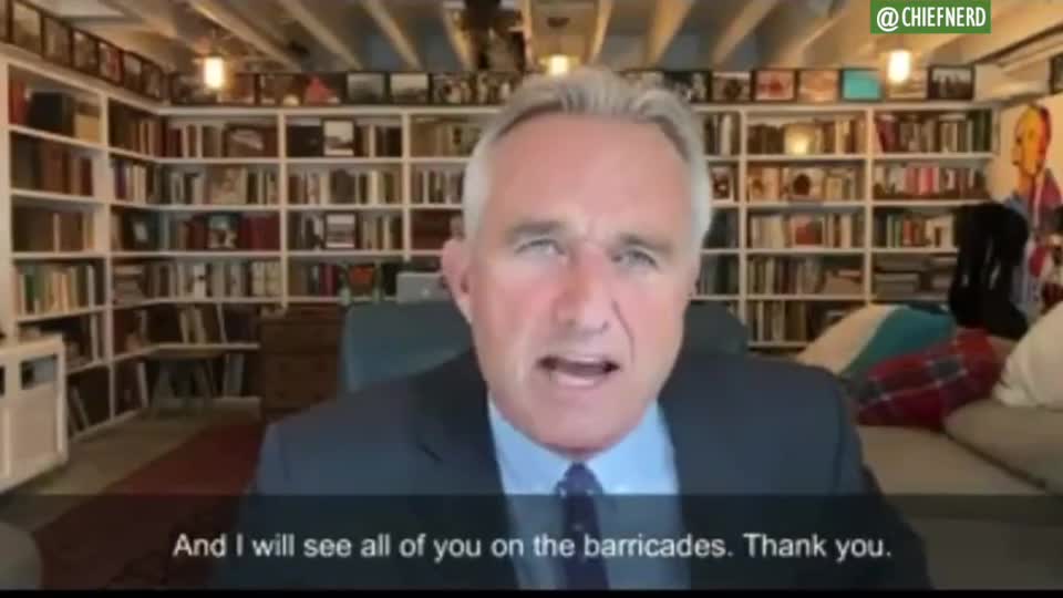 Robert F Kennedy Jr: "You are on the front lines of the most important battle in history" 🔥