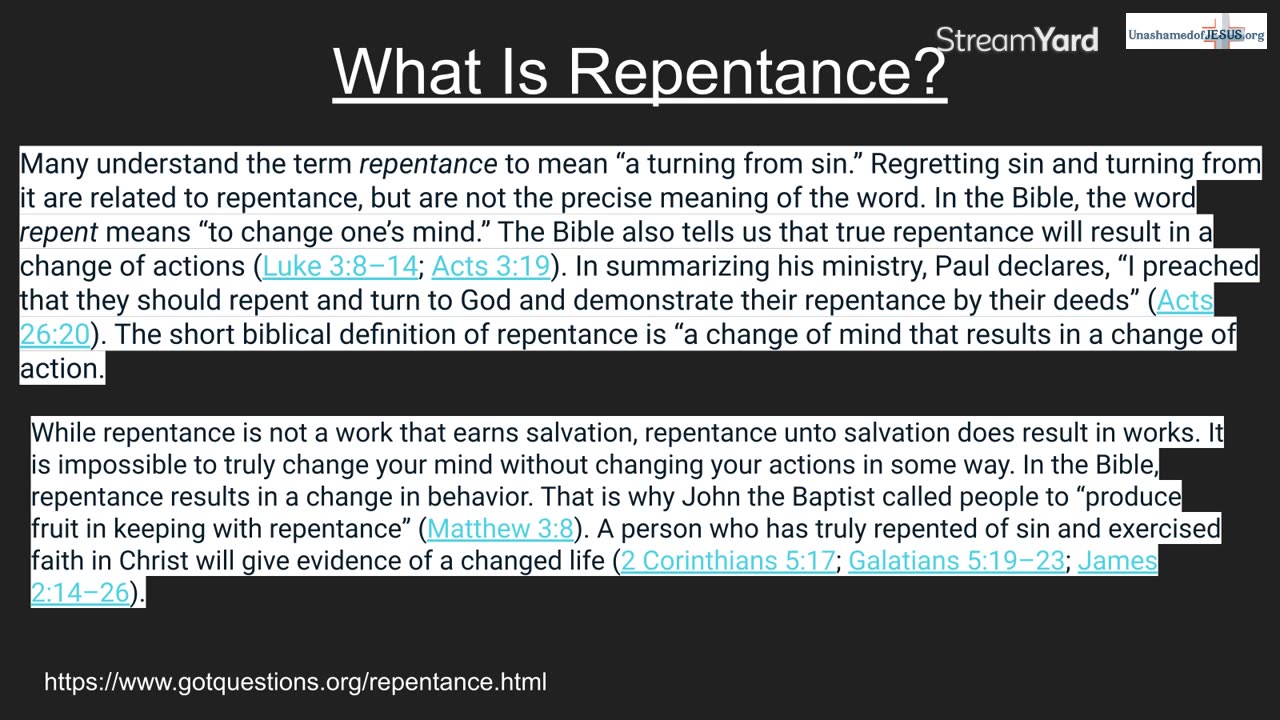 Do We Need To Repent? Biblical Response to Liberal Theology